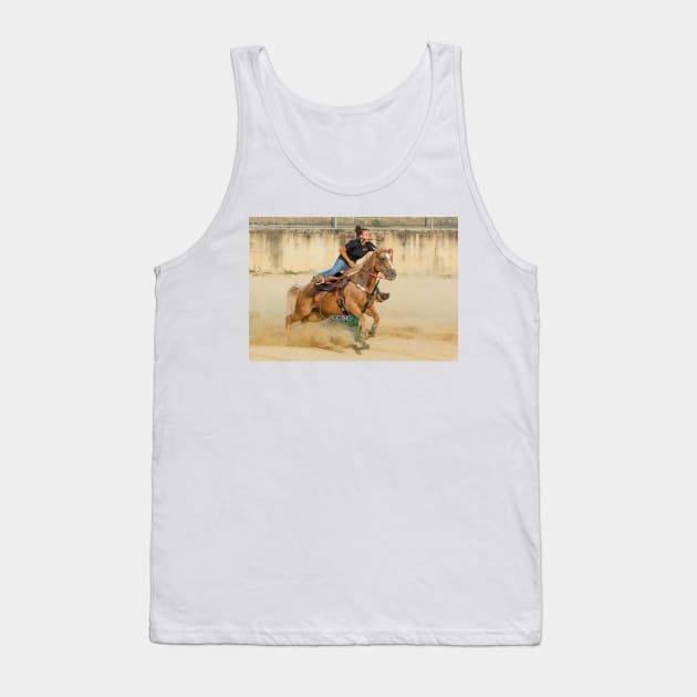 Barrel Racer Tank Top by joesaladino